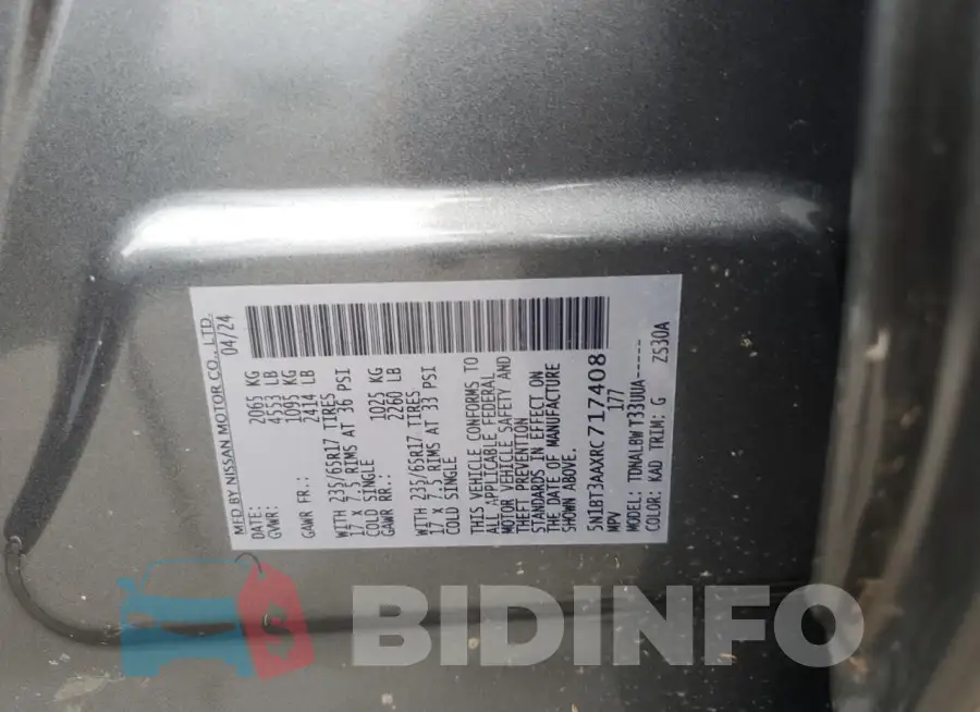 5N1BT3AAXRC717408 Photo# 13