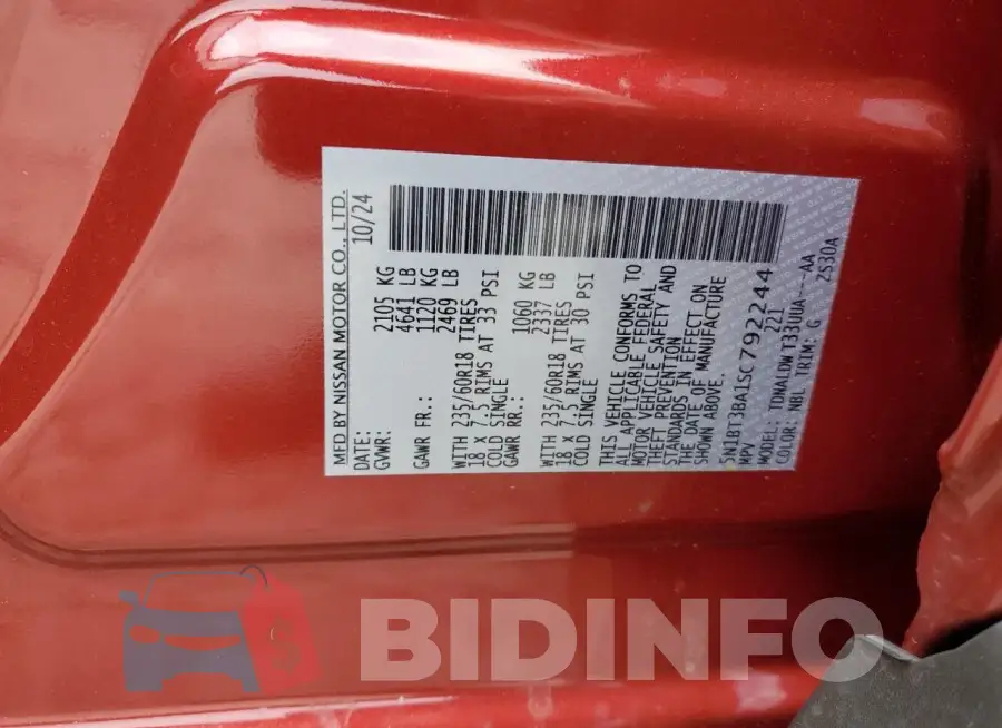 5N1BT3BA1SC792244 Photo# 14