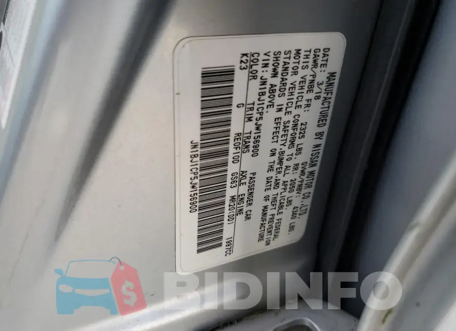 JN1BJ1CP5JW156900 Photo# 13