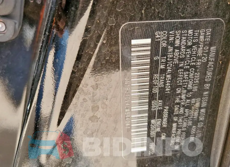 JN1BJ1CV4LW544041 Photo# 14