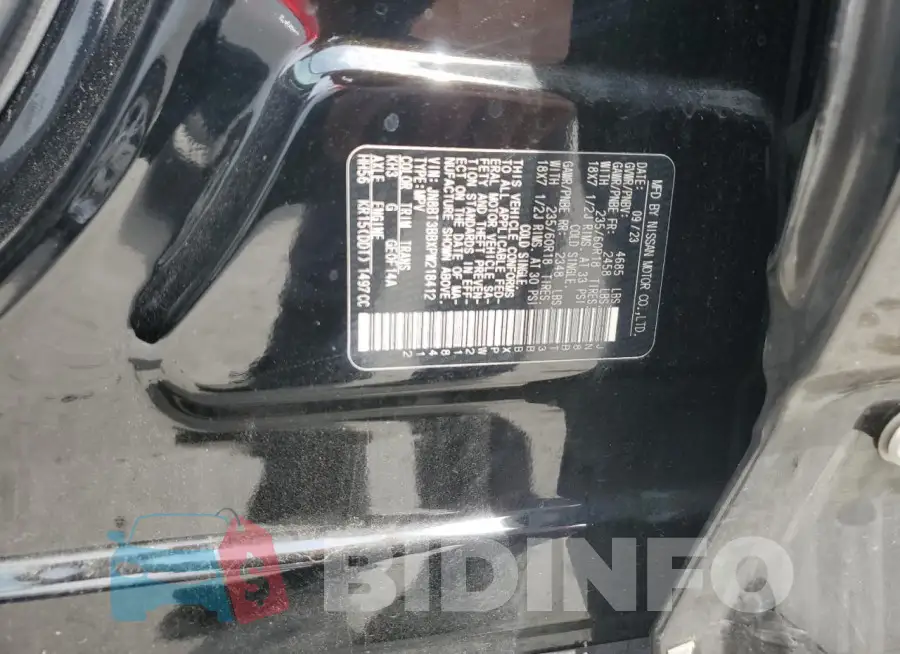 JN8BT3BBXPW218412 Photo# 14