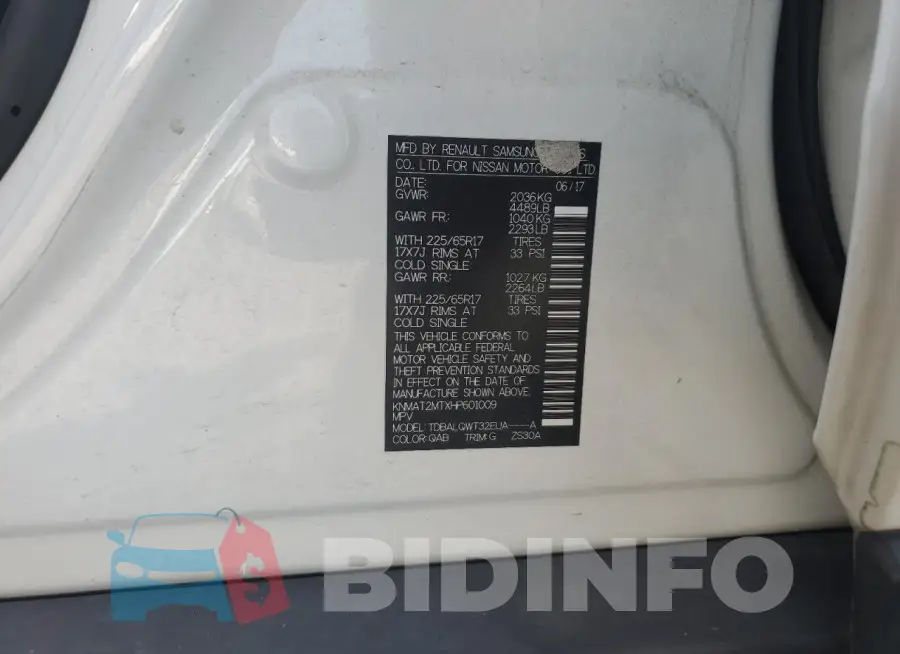 KNMAT2MTXHP601009 Photo# 13