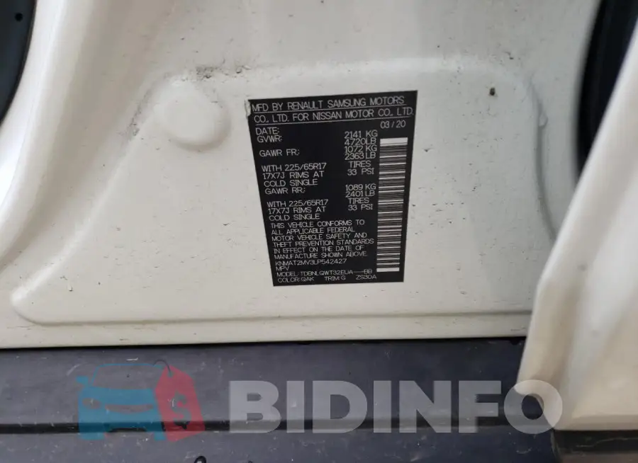 KNMAT2MV3LP542427 Photo# 13