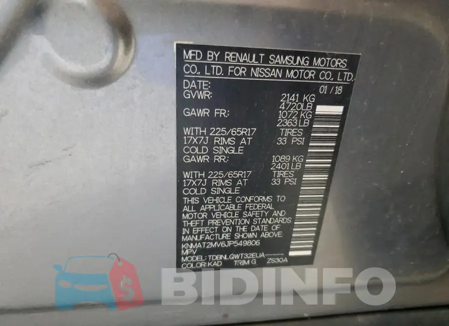 KNMAT2MV6JP549806 Photo# 13