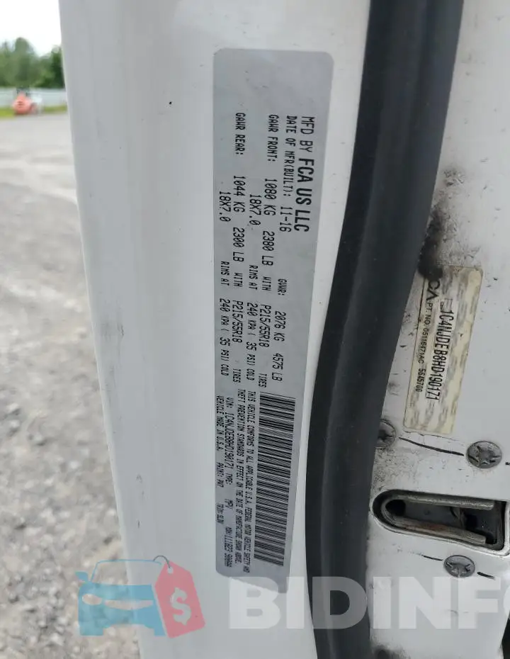 1C4NJDEB8HD190171 Photo# 13