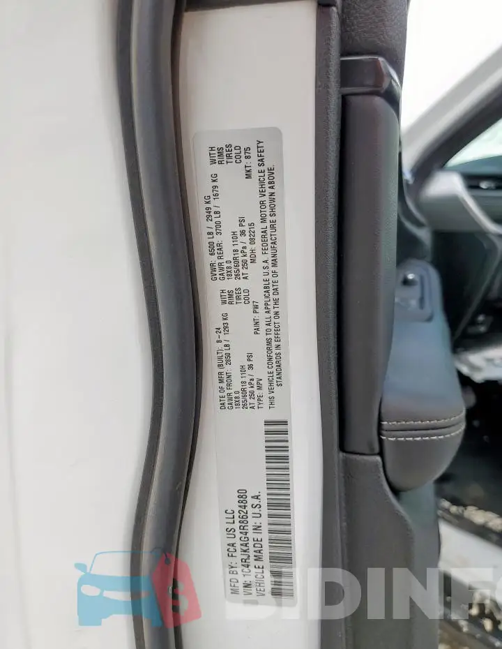 1C4RJKAG4R8624880 Photo# 12