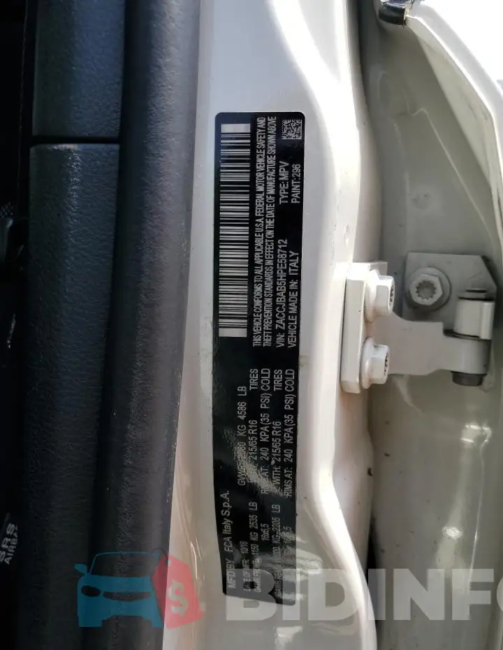 ZACCJBAB5HPE58712 Photo# 13