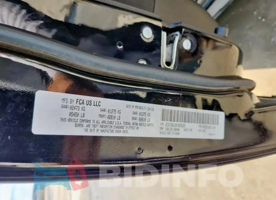 2C3CDXGJ5KH535322 Photo# 12