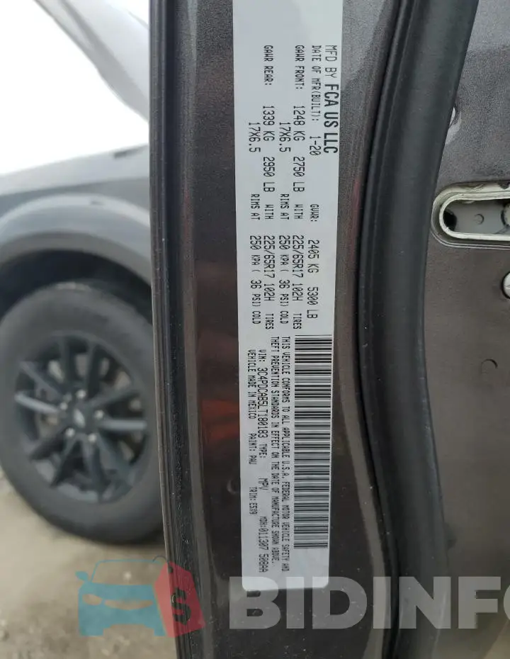 3C4PDCAB5LT180183 Photo# 13
