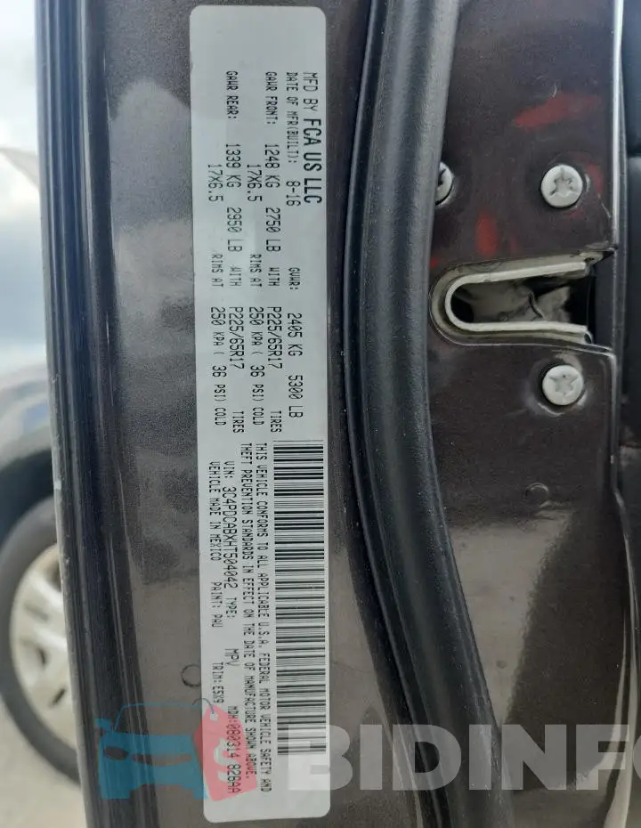 3C4PDCABXHT504042 Photo# 13