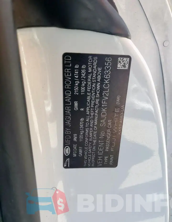 SAJDK1FV2LCK63356 Photo# 12