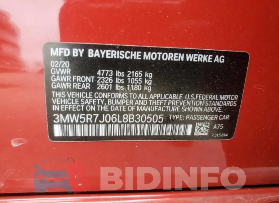 3MW5R7J06L8B30505 Photo# 12