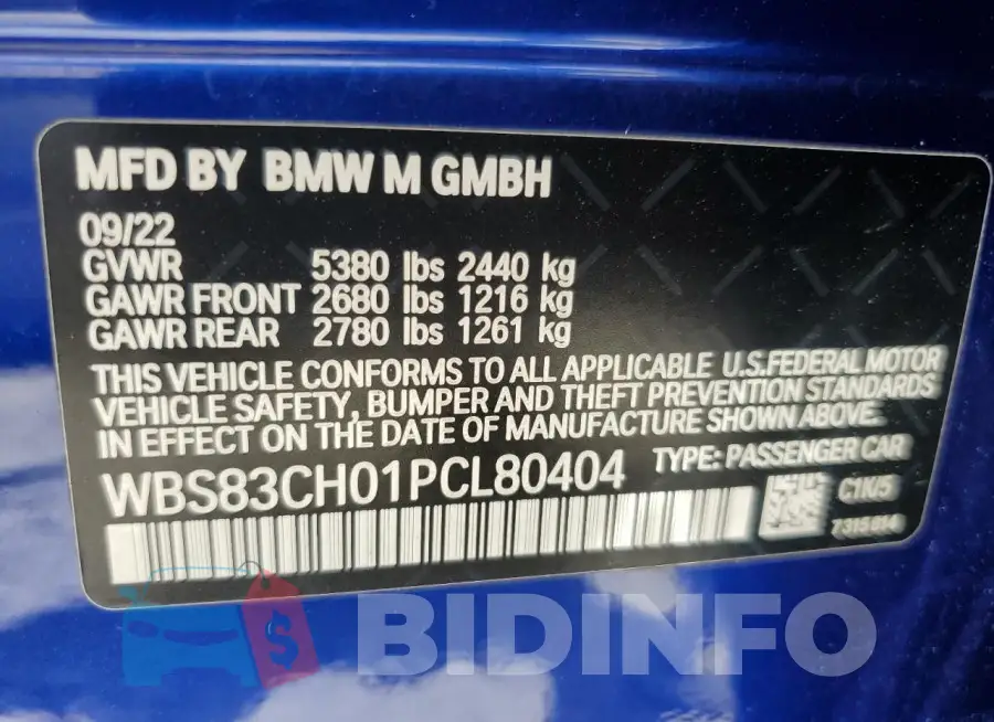 WBS83CH01PCL80404 Photo# 12