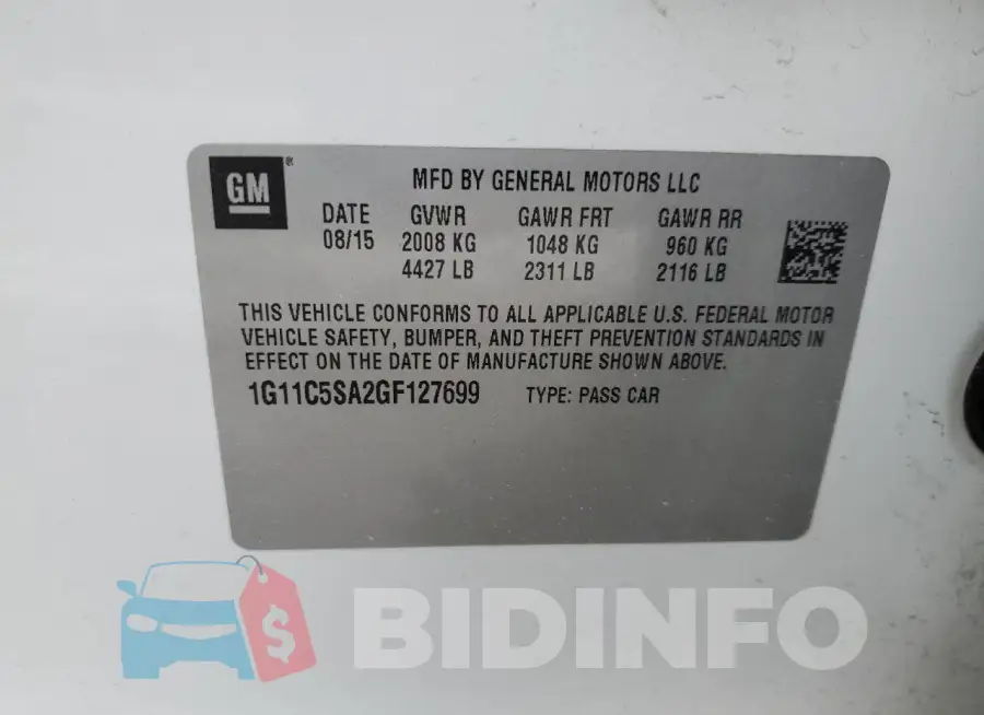 1G11C5SA2GF127699 Photo# 12