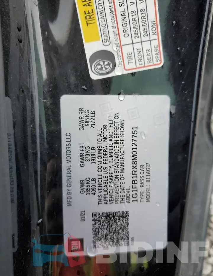 1G1FB1RX8M0127751 Photo# 12
