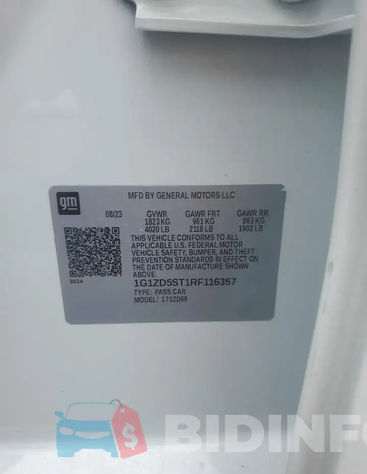 1G1ZD5ST1RF116357 Photo# 12