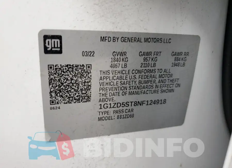 1G1ZD5ST8NF124918 Photo# 12
