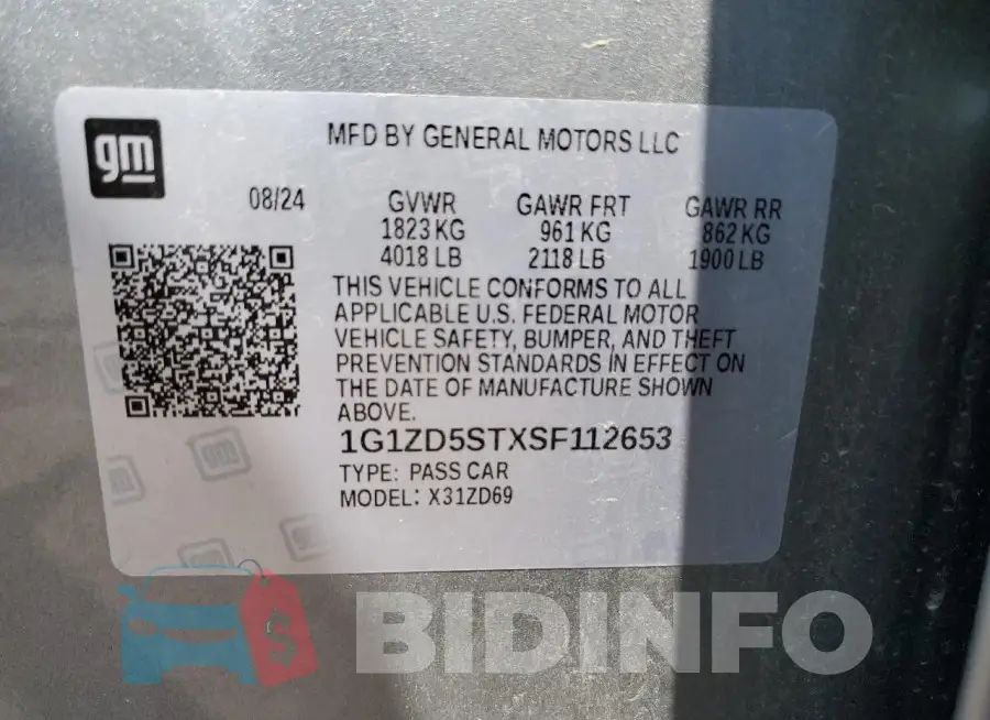 1G1ZD5STXSF112653 Photo# 12