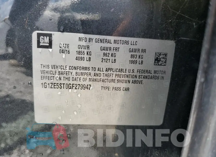 1G1ZE5ST0GF279947 Photo# 12