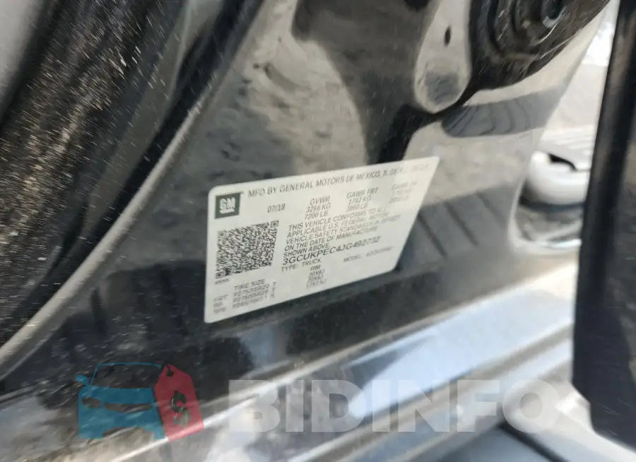 3GCUKPEC4JG492732 Photo# 12