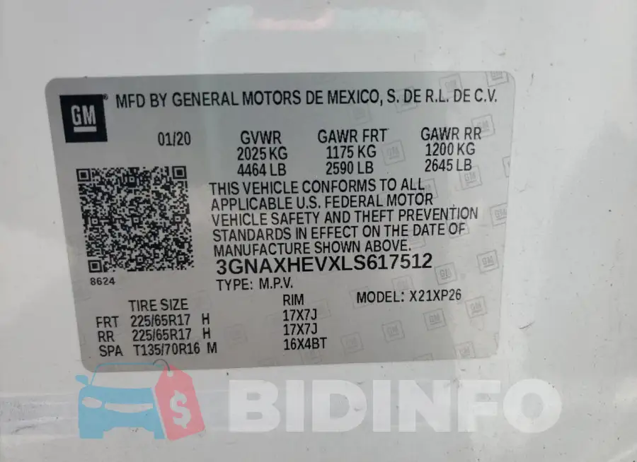 3GNAXHEVXLS617512 Photo# 13