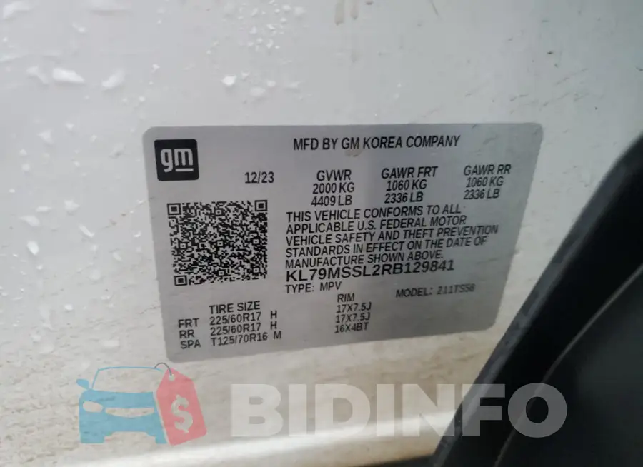 KL79MSSL2RB129841 Photo# 13