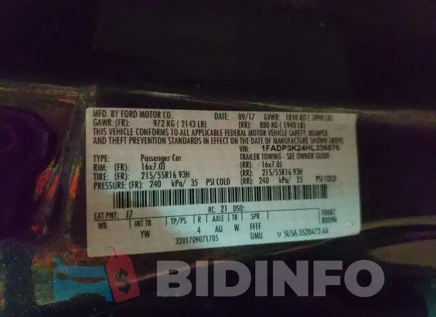 1FADP3K24HL336876 Photo# 12