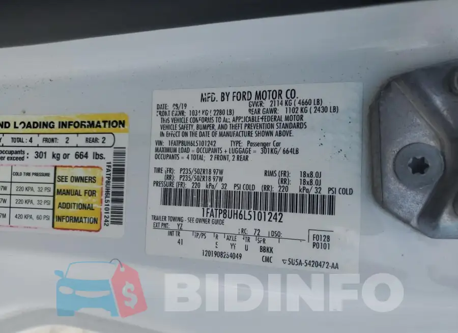 1FATP8UH6L5101242 Photo# 12