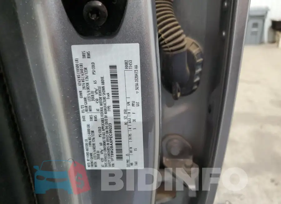 1FT8W2BAXPEC99223 Photo# 12