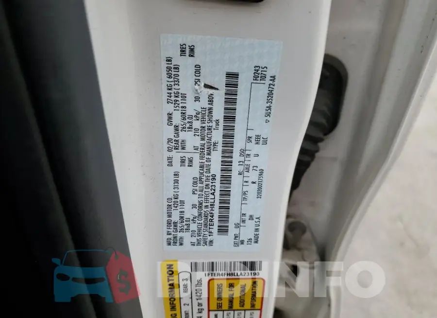 1FTER4FH8LLA23190 Photo# 12