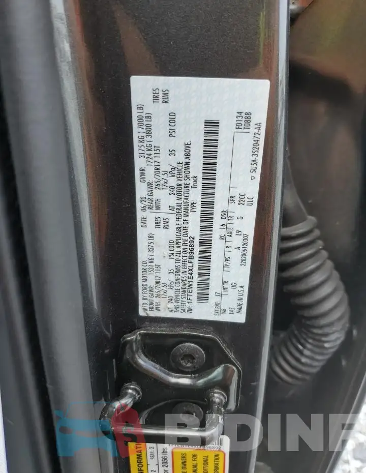 1FTEW1E4XLFB96892 Photo# 13