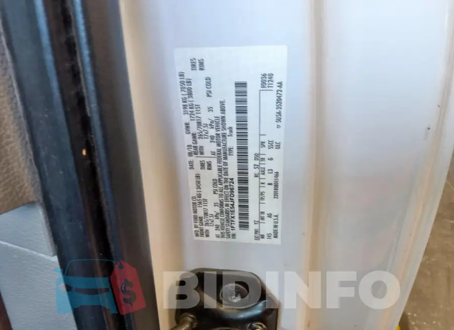 1FTFX1E54JFD96724 Photo# 12