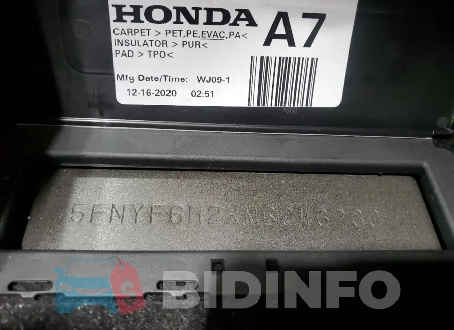 5FNYF6H2XMB046260 Photo# 13