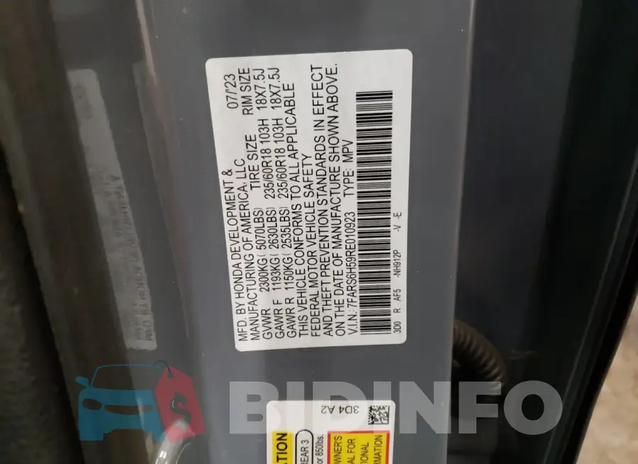 7FARS6H59RE010923 Photo# 13