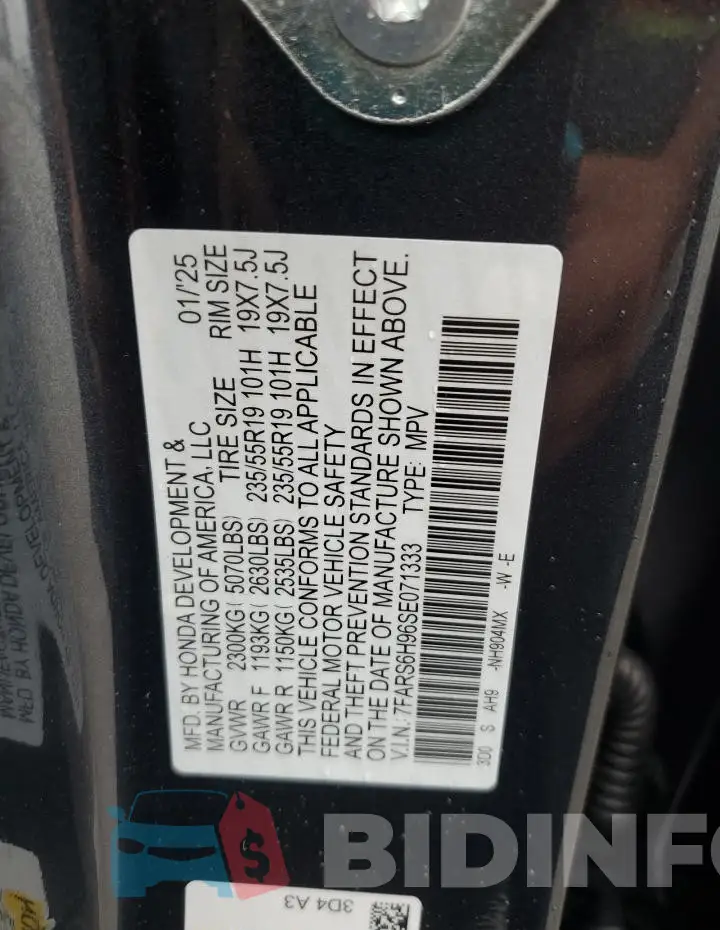 7FARS6H96SE071333 Photo# 13