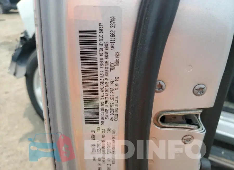 1C6RR7FG1JS191242 Photo# 12