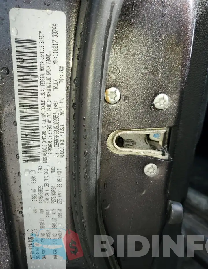 1C6RR7FG3JS182851 Photo# 13