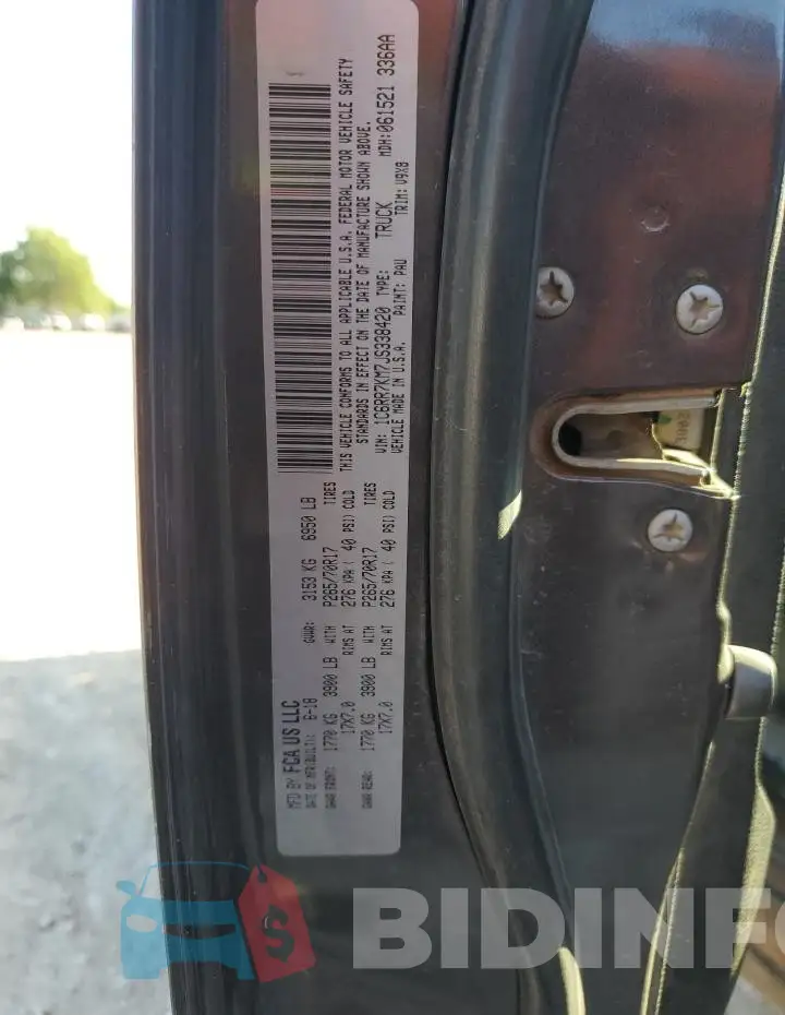 1C6RR7KM7JS338420 Photo# 12
