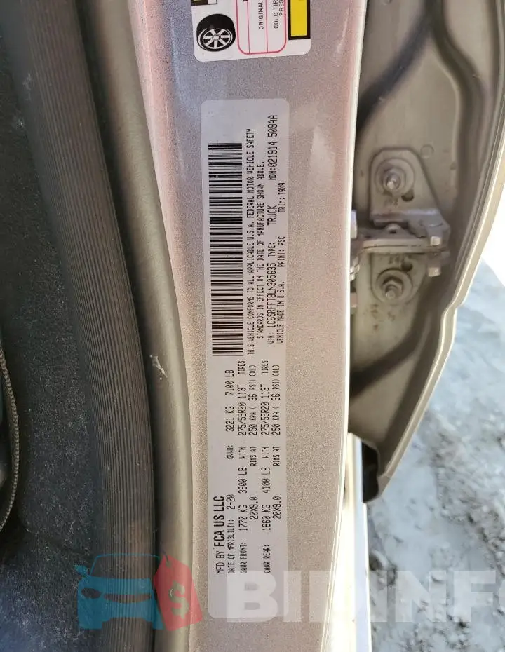 1C6SRFFT8LN305635 Photo# 13