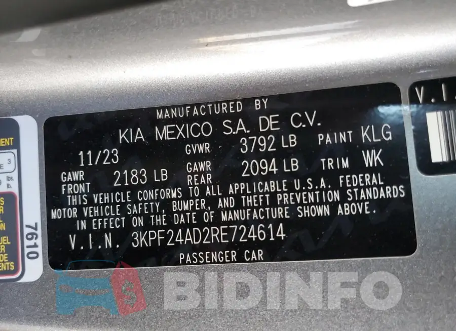 3KPF24AD2RE724614 Photo# 12