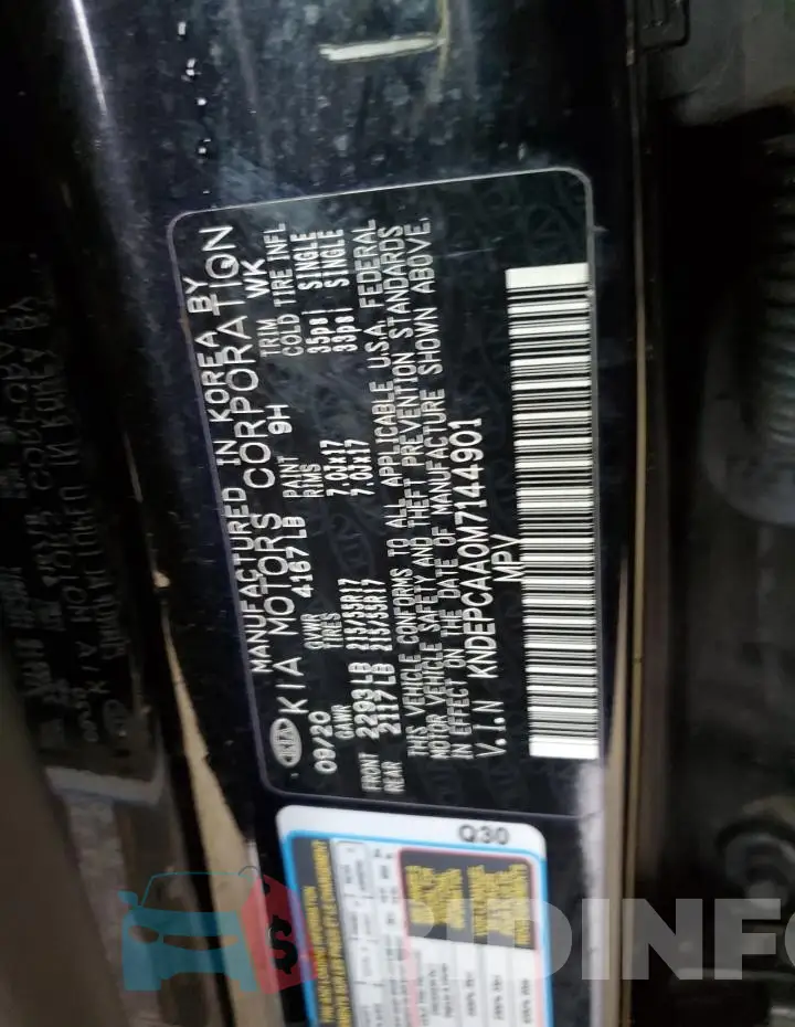 KNDEPCAA0M7144901 Photo# 13