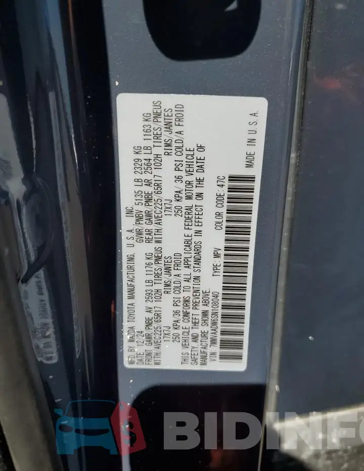 7MMVAADW6SN108040 Photo# 13