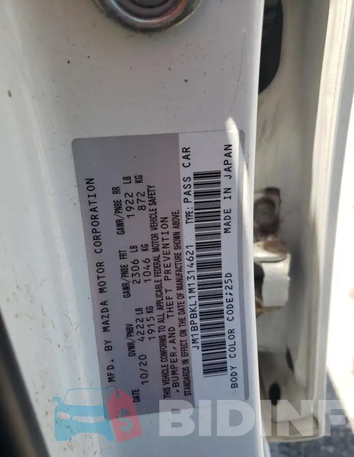 JM1BPBKL1M1314621 Photo# 12