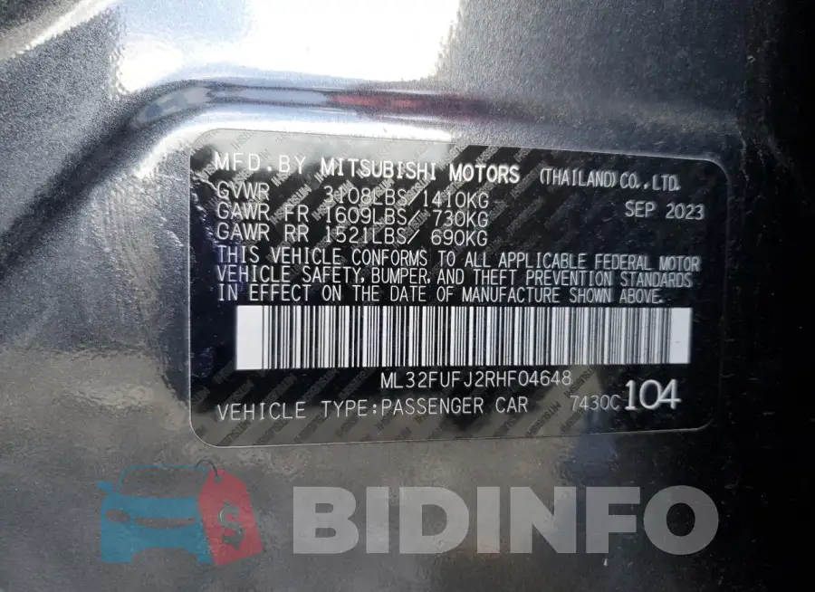 ML32FUFJ2RHF04648 Photo# 12