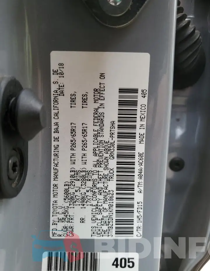 3TMBZ5DN1KM018623 Photo# 13