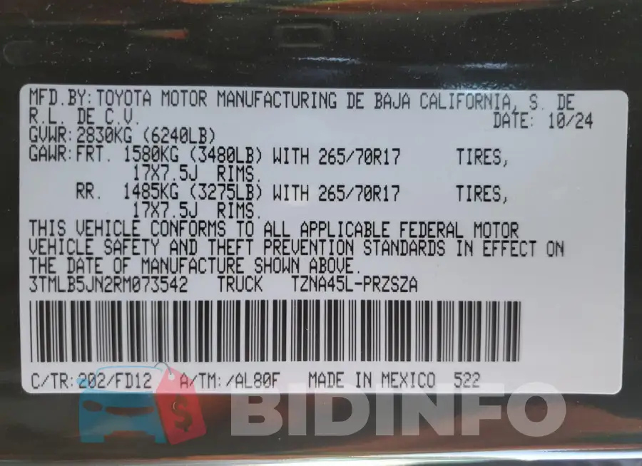 3TMLB5JN2RM073542 Photo# 12