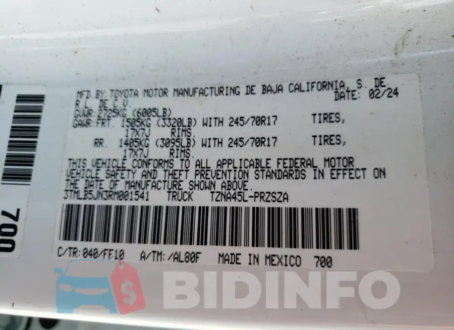 3TMLB5JN3RM001541 Photo# 13