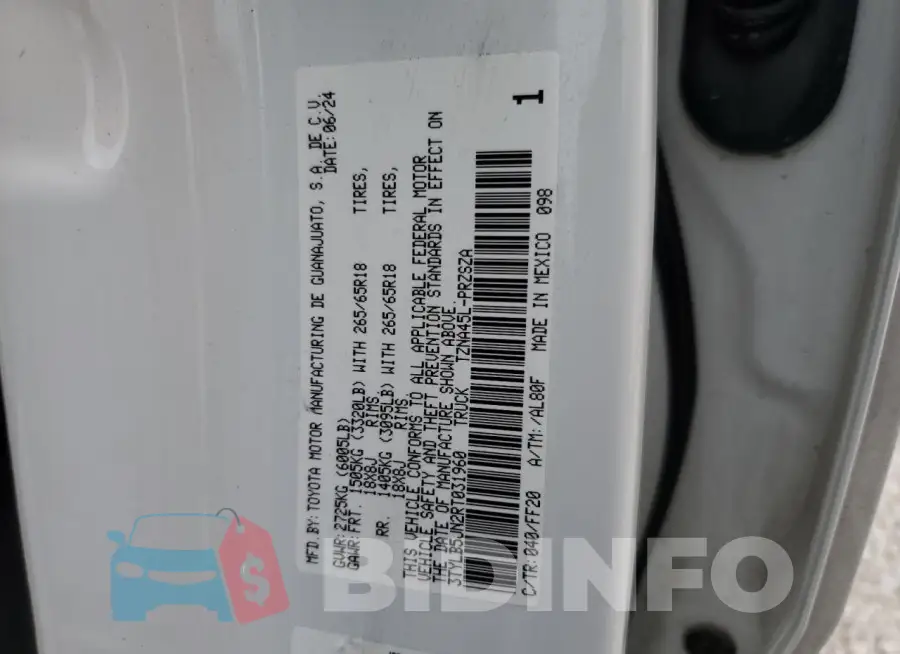 3TYLB5JN2RT031960 Photo# 12