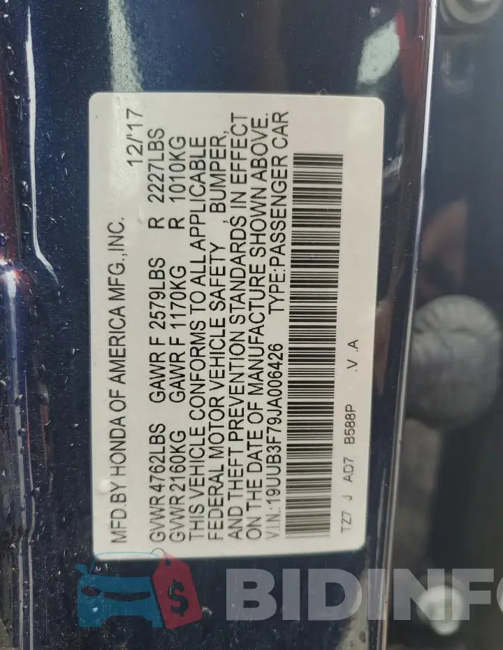 19UUB3F79JA006426 Photo# 12