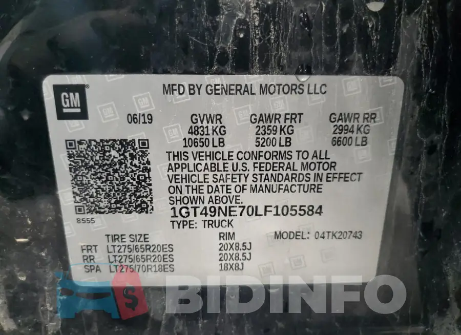 1GT49NE70LF105584 Photo# 13